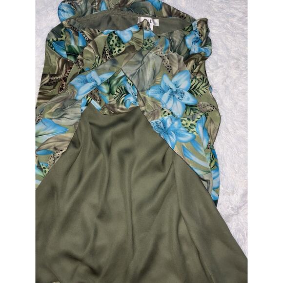 SLB Women’s Sz. M 100% Silk Lined Skirt. Pretty - Picture 6 of 9